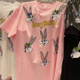 Bugs Bunny Shirt Summer Short-Sleeved T-shirt