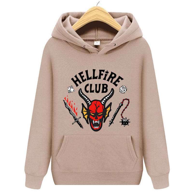 Stranger Things Hellfire Club Hoodie Hoodie Loose Sweater