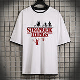 Stranger Things T Shirt Stranger Things Stranger Things Short Sleeve T-shirt Men's and Women's Loose Casual Large Size Couple Cotton Summer