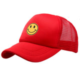 Smiley Face Cap Embroidery Summer Sun Hat