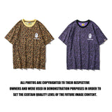 Shark Print T Shirt Spring/Summer Camouflage Leopard Print Short Sleeve T-Shirt