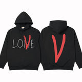 Loser Lover Hoodie Vlone Trendy Loose Large V Sweater Oversize