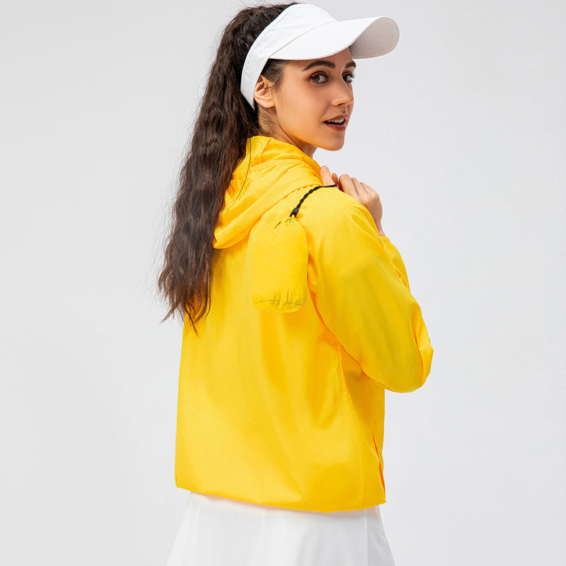 Moisture Wicking Hoodie Outdoor Sports Lightweight Breathable Jacket