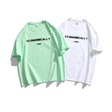 Men's T-Shirt Summer Men's Letter Printed T-shirt Casual
