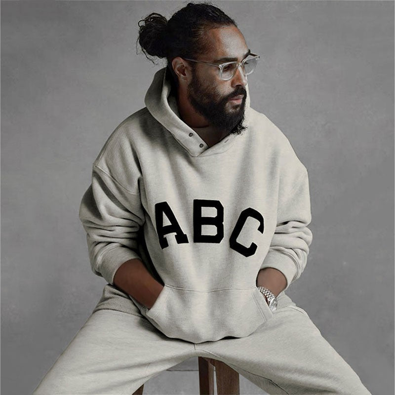 Fog American All Stars Hoodie Heavy Velvet Season 7 Flocked Printed Loose