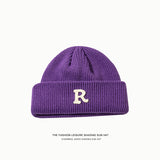 Toboggan Hat Knitted Hat Men's and Women's Wool Hats Autumn and Winter Warm Beanie Hat