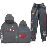 Travis Scott Astroworld Hoodie & Pant 2 Piece Set Fashion Men and Women