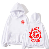 Anti Social Club Hoodie Printed Hoodie