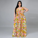 Nina Parker plus Size Dresses Sexy Strap Beach Chiffon Dress
