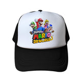 Mario Hat Summer Mesh Cap Men's and Women's Sun Hats Sun Protection Hat Travel Cap