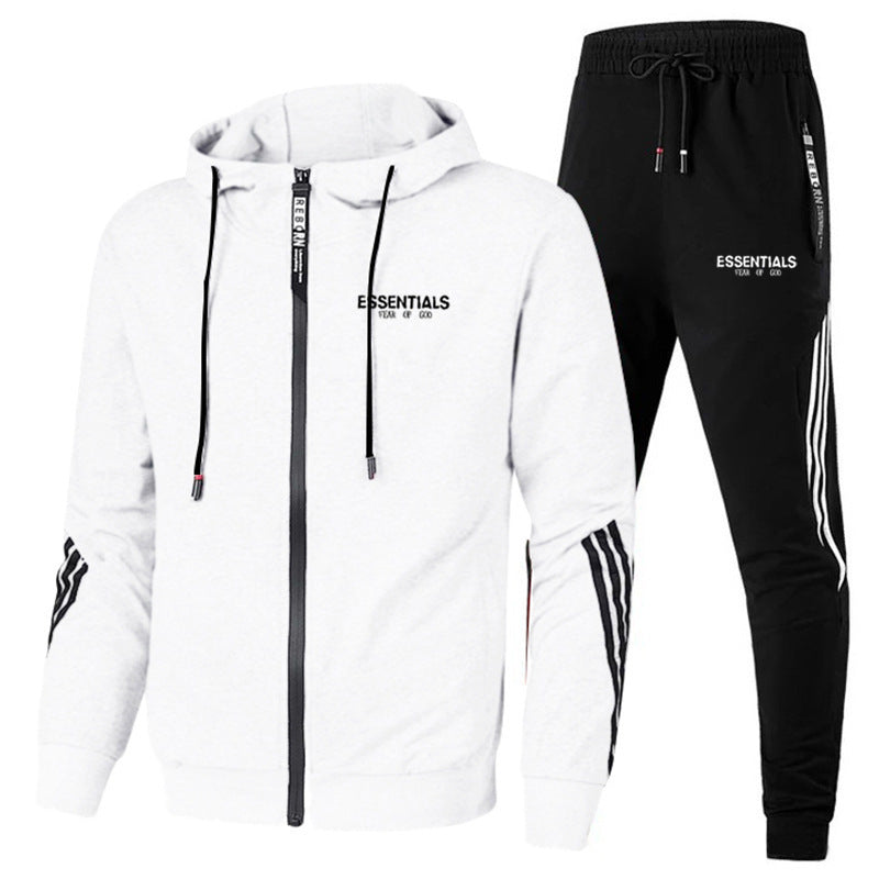 Fog Fear of God Essentials Hoodie & Pants 2 Piece Set Hot Stamping Men