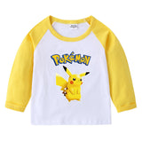 Children Pokemon Pikachu Hoodie Spring and Autumn Pikachu