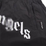 Palm Angels Shorts Angel Letter Print Loose Cropped Pants for Men and Women