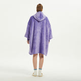 Hoodies Blankets Autumn and Winter Fleece-Lined Loose Hooded Coat Home