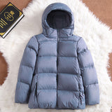 Women Winter Coats Puffer Jacket Down Coat Autumn and Winter Loose Hooded Thin Lightweight Short Type Down Jacket Women's Coat