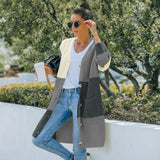 Women's Fall Outfits Sweater Women's Mid-Length Autumn and Winter Knitwear Cardigan Coat