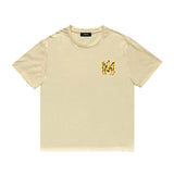 Amiri T Shirt Letter Print Casual Hip Hop Short Sleeve T-shirt