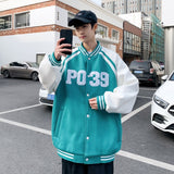 Baggy Jacket Men's Spring and Autumn Loose Baseball Uniform