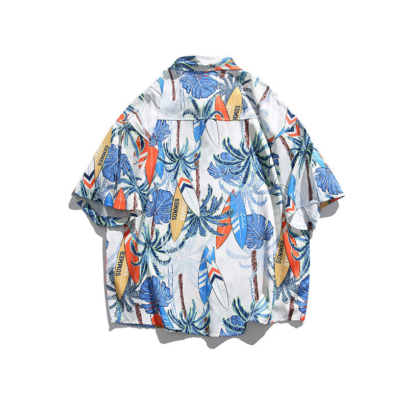 Men T Shitrs Summer Printed Short-Sleeved Shirt for Men