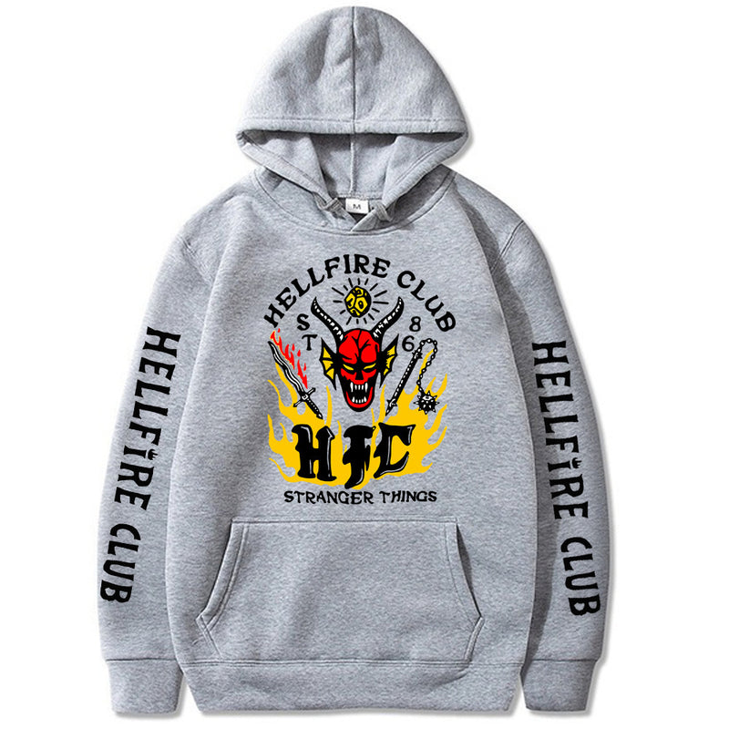 Stranger Things Hoodie Hellfire Club Stranger Things Season 4 Hoodie Sweater
