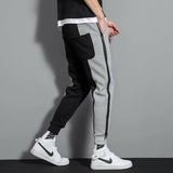 Men Pants Summer Stripe Sports Pants Men's Loose Casual Pants