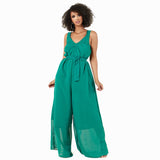 Jumpsuit Wide Leg Summer Pants Slimming Jumpsuit Jumpsuit Chiffon Jumpsuit