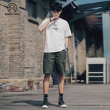 Men T-shirt Summer Cotton Short Sleeve T-shirt Men's Loose Casual