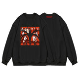 Stranger Things Hellfire Club Coat Peripheral Sweatshirt Stranger Things round-Neck Pullover