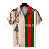 Men Beach T Shirts Spring Men's Short Sleeve Casual Shirt