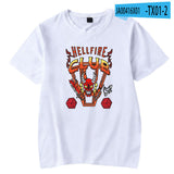 Hellfire Club Shirt Summer Menswear Pullover Short Sleeve T-shirt