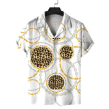 Men Beach T Shirts Men's Spring Leisure Short Sleeve Shirt