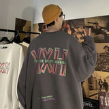 Men Sweatshirts Letter Crew Neck Sweater Men Spring and Autumn Coat
