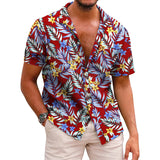 Men Beach T Shirts Men's Shirt Summer Loose T-shirt
