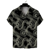 Men Beach T Shirts Men's Spring Leisure Short Sleeve Shirt