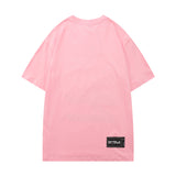We11 Done T Shirts Color Letter Print Loose Large Size Men and Women Same Style