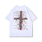 Preppy Aesthetic T Shirt Printed Short-Sleeved T-shirt for Men
