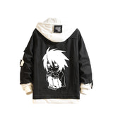 Comic Denim Jacket Spring and Autumn Men's and Women's Tops