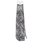 Victoria Beckham Dresses Summer Fashion Printed Sexy Dress