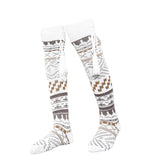 Winter Thick Knit Thigh High Socks Long Stockings Boot Christmas Wool Stockings Knitting Bunching Socks
