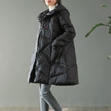 Women Winter Coats Puffer Jacket Down Coat Fall Winter Hooded Down Jacket Female Warm White Duck Down Coat