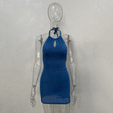 Maddy Euphoria Outfits Summer Sexy Backless Dress Slim Fit Skirt