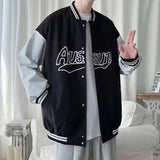 Baggy Jacket Spring Fashion Brand Baseball Uniform Men's Casual Jacket