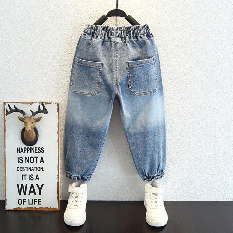 Toddler Boys Pants Boys' Jeans Autumn Children's Casual Loose