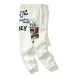 Kanye West Sunday Service Pant Graffiti Printing Vintage Sweatpants Ankle Banded Pants Loose