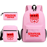 Stranger Things Hellfire Club Backpack Stranger Things Backpack Three-Piece Set