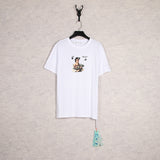 off Casual Loose Large Size Cartoon Printed Short Sleeve Men Couple T-shirt Women t shirt