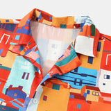 Men Hawaii Shirts Casual Short-Sleeved Shirt Men's Clothing