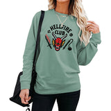 Hellfire Club Shirt Women's Sports Long Sleeve Pullover Hoodie