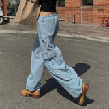 Julia Fox Low Rise Trousers Sports Casual Loose Woven Pants