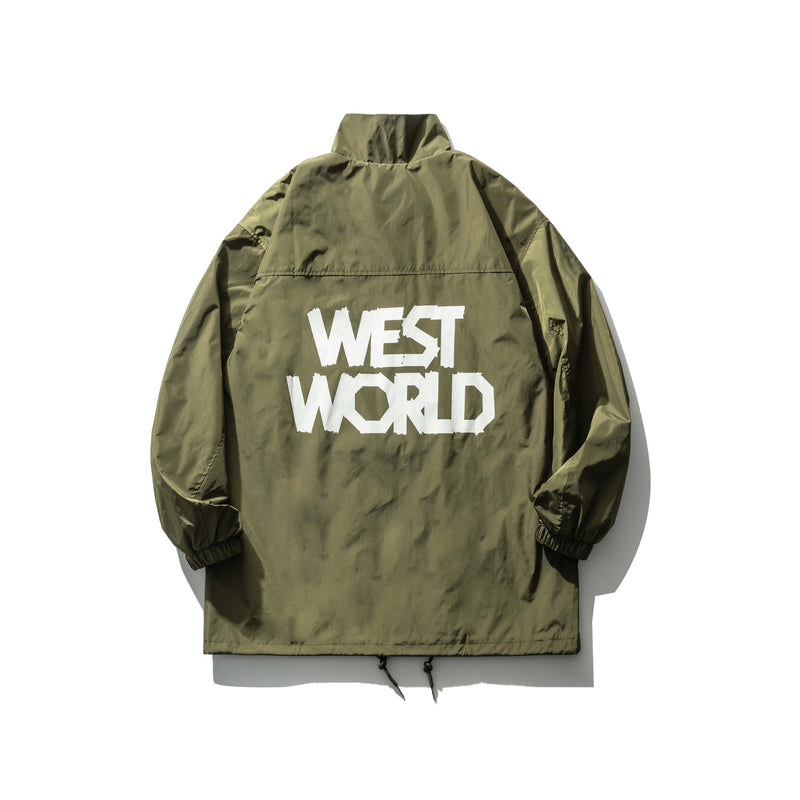 College Jacket Workwear Jacket Men's Spring Loose Casual Jacket Male Student Baseball Uniform Men and Women